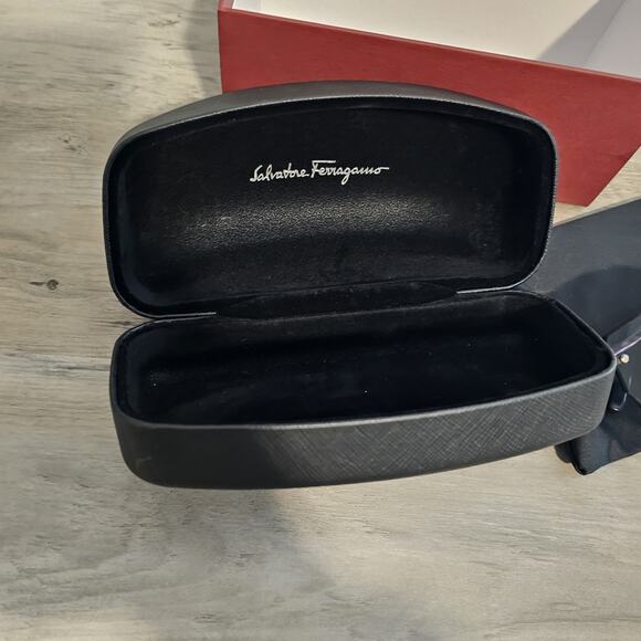 Salvatore Ferragamo SF223S Rimless Butterfly Sunglasses Rose Gold Gray Designer - Picture 3 of 14